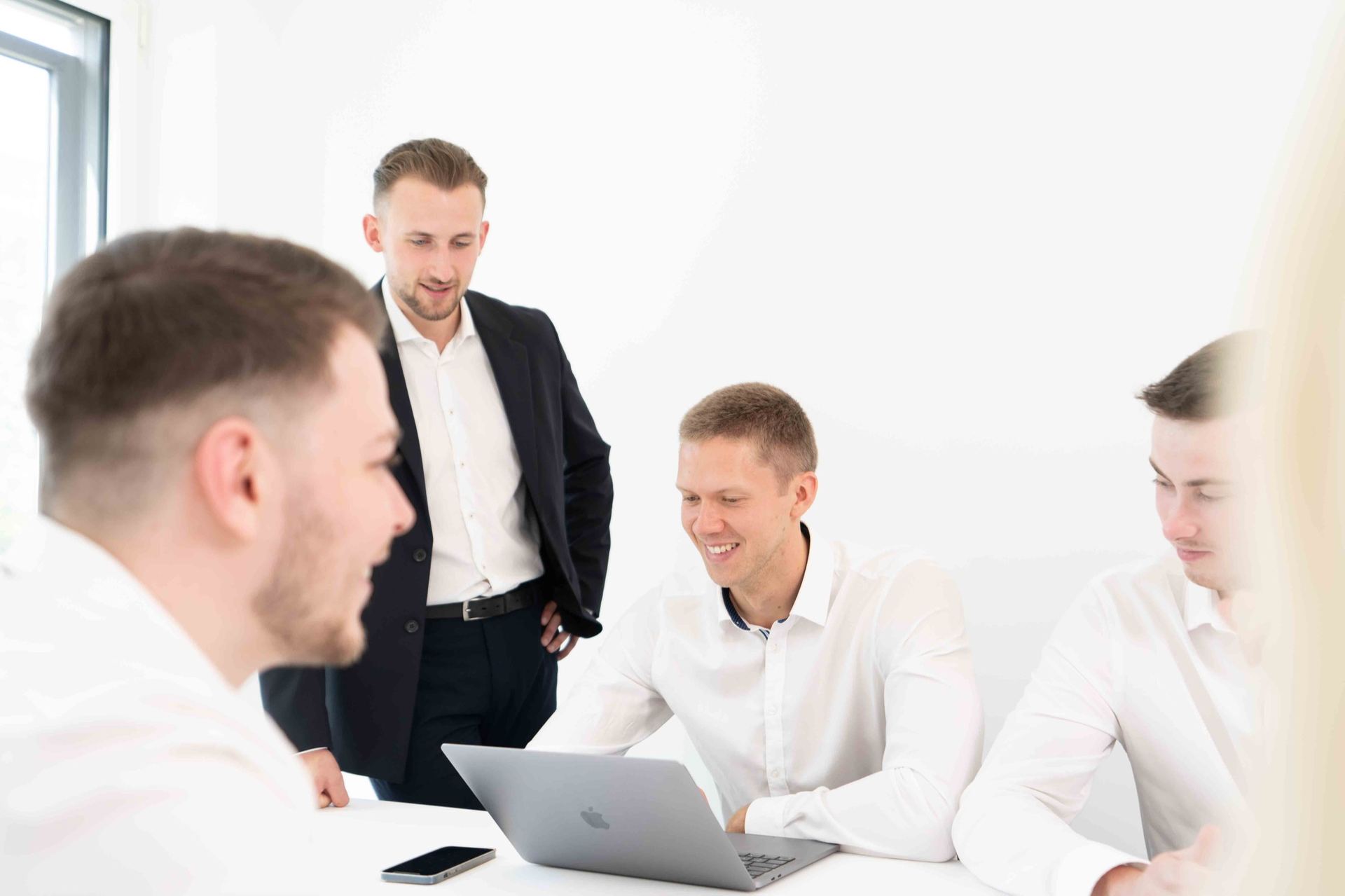 HealthGrow-Team bei der gemeinsamen Strategiearbeit